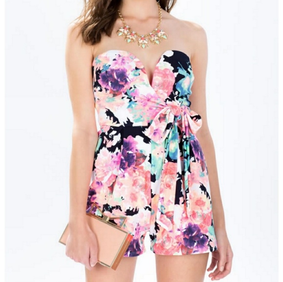 a'gaci Pants - 🏵Floral Print Romper🏵